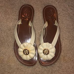 Lightly worn Tory Burch flip flops